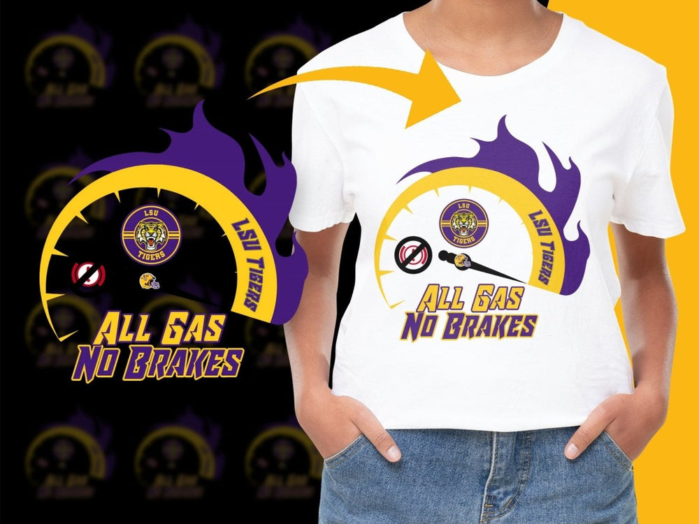 LSU Tigers NCAA College PNG File - Teepew