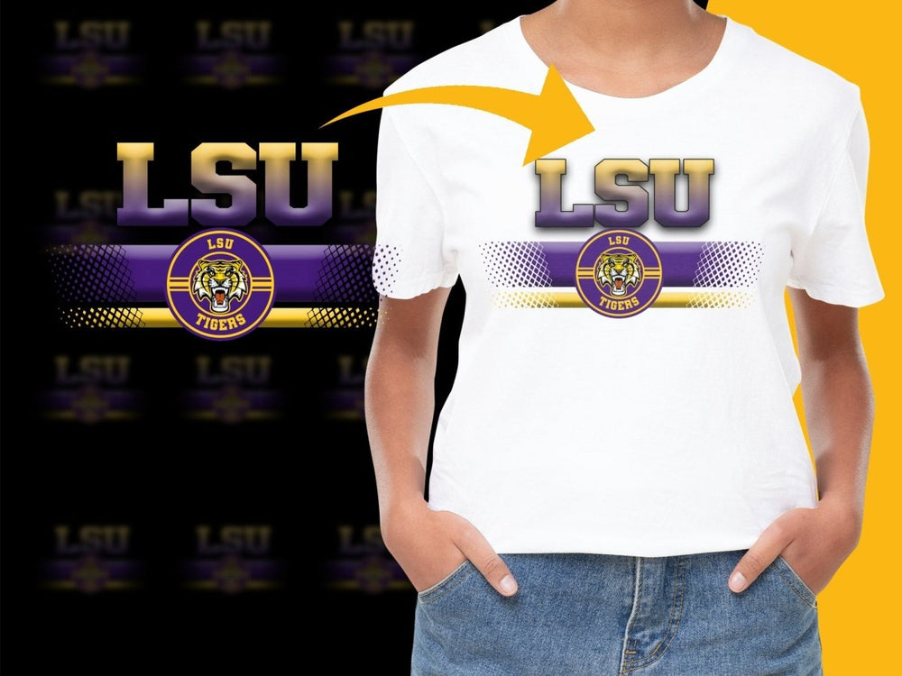 LSU Tigers NCAA College PNG File - Teepew
