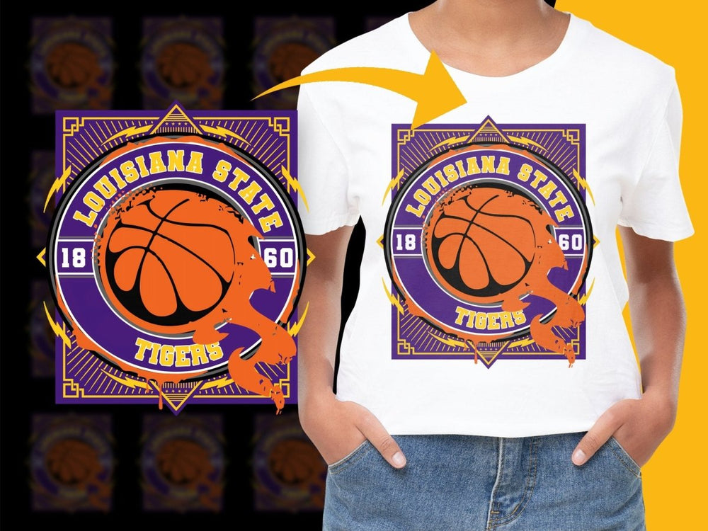 LSU Tigers NCAA College PNG File - Teepew