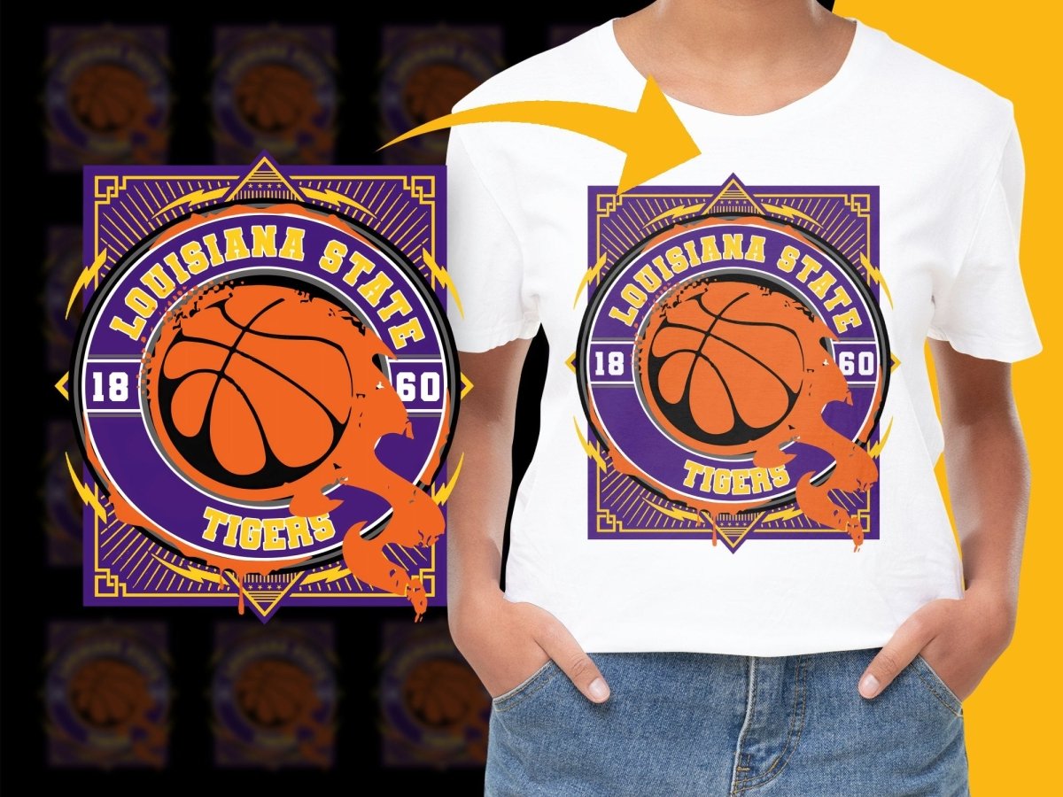 LSU Tigers NCAA College PNG File - Teepew