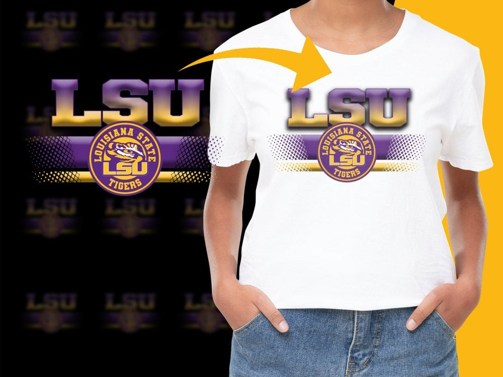 LSU Tigers NCAA College PNG File - Teepew