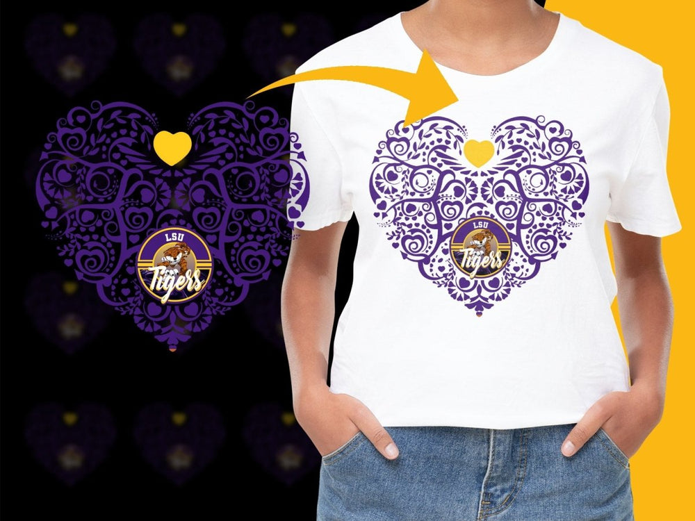 LSU Tigers NCAA College PNG File - Teepew