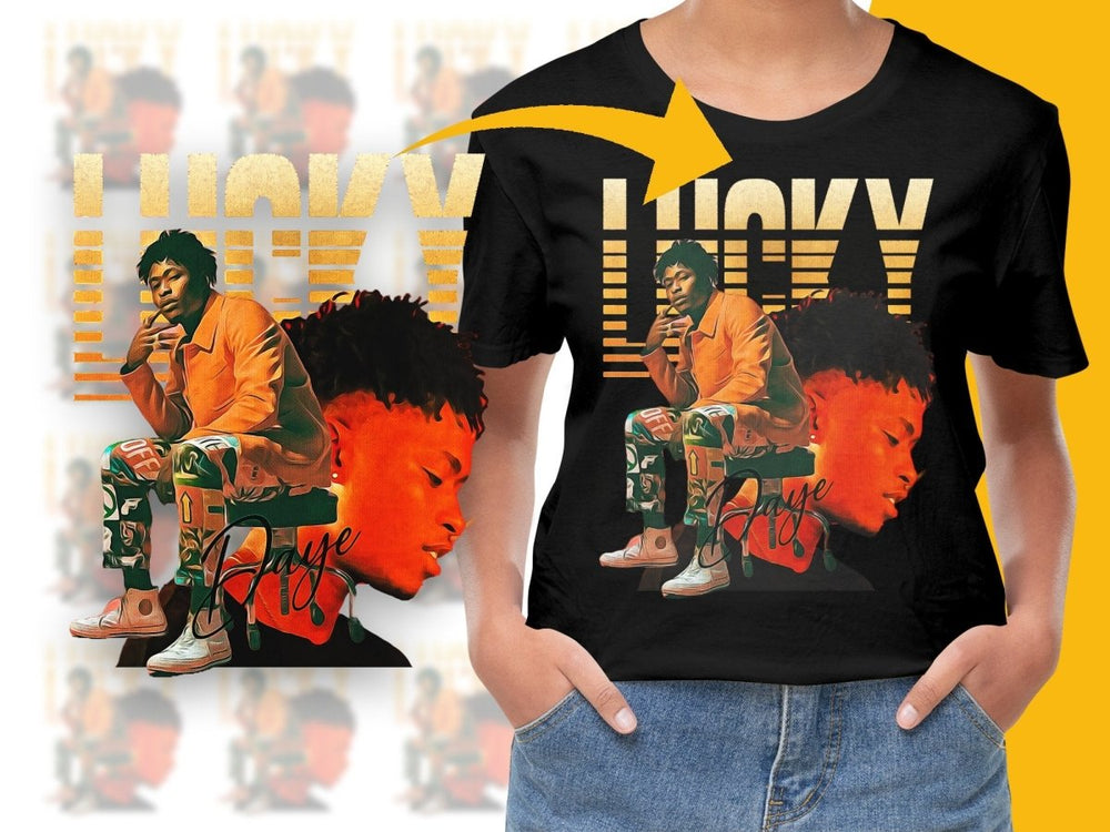 LUCKY DAYE Music Homage PNG File - Teepew