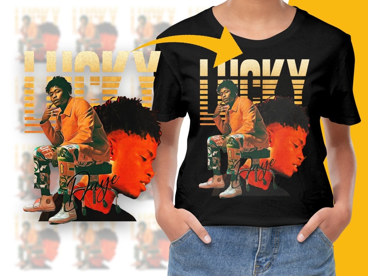 LUCKY DAYE Music Homage PNG File - Teepew