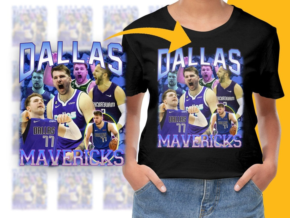 Luka Doncic Dallas Mavericks Basketball Star Bootleg PNG File - Teepew