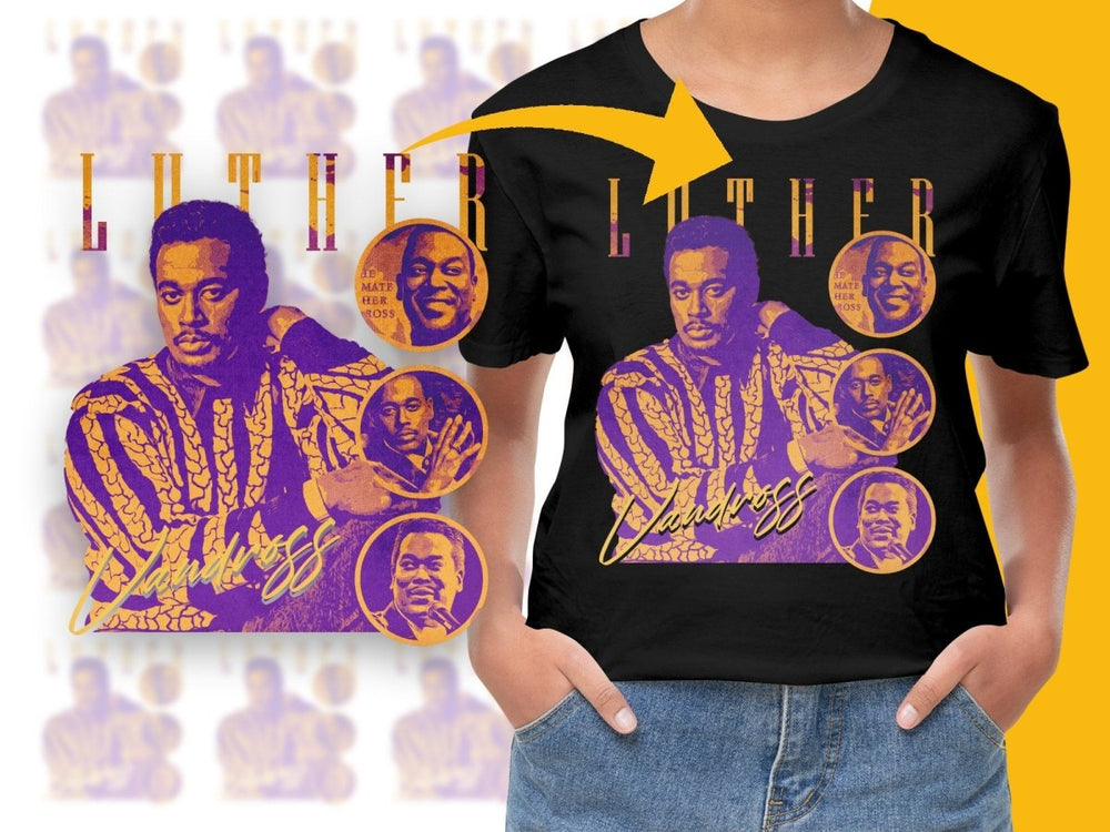 LUTHER VANDROSS Music Homage PNG File - Teepew