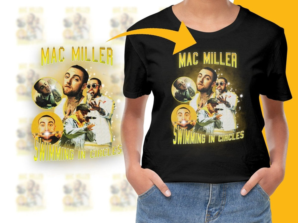 Mac Miller Swimming in Circles PNG File - Teepew