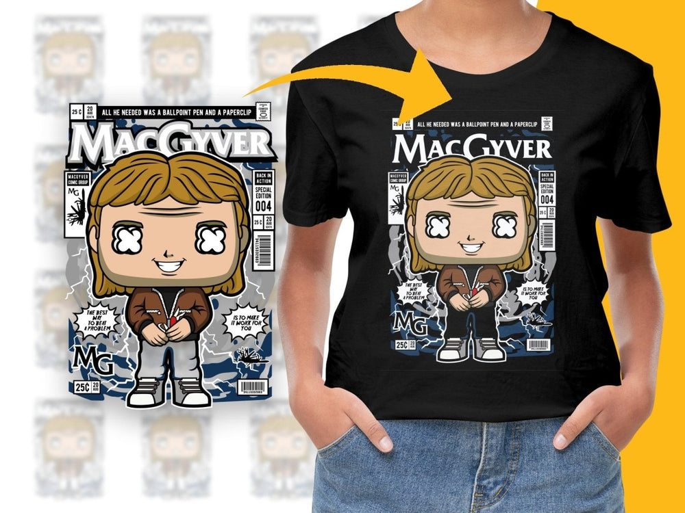 Macgyver Popculture PNG File - Teepew