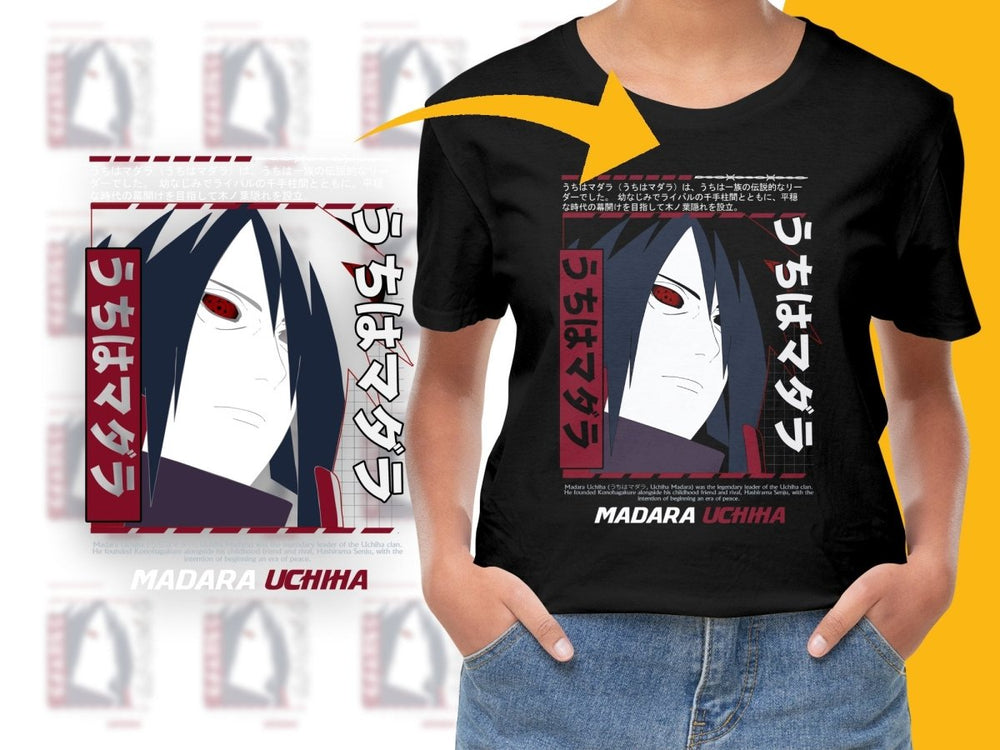 Madara Uchiha Graphic Cool Anime PNG File - Teepew