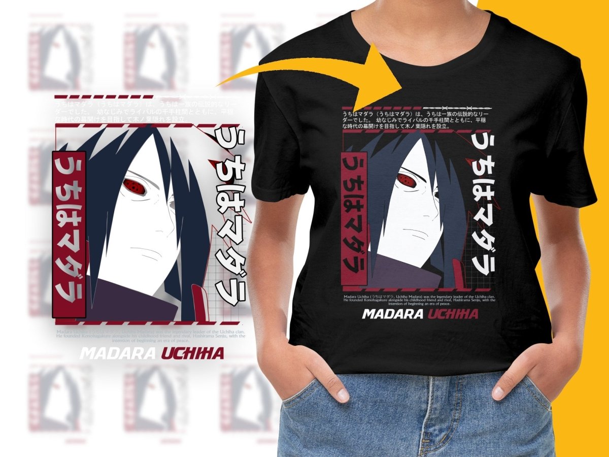 Madara Uchiha Graphic Cool Anime PNG File - Teepew