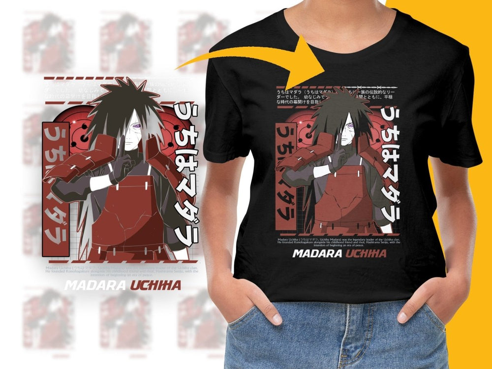 Madara Uchiha with Legendary Armor Design PNG File - Teepew