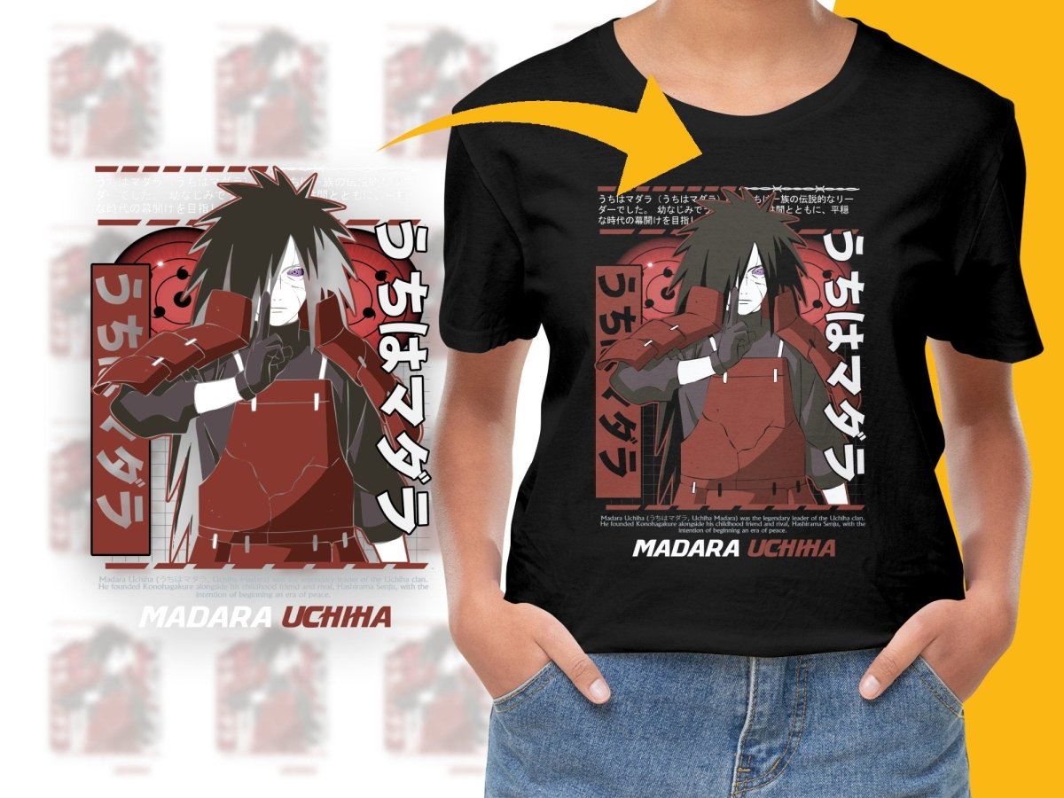 Madara Uchiha with Legendary Armor Design PNG File - Teepew