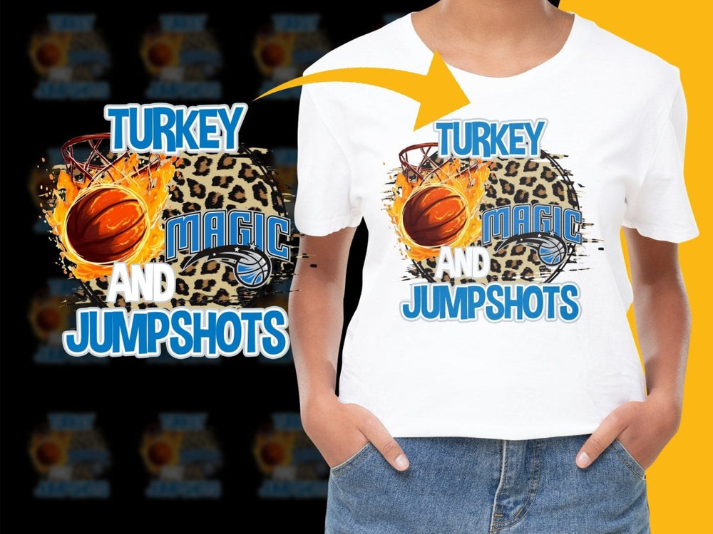 Magic Thanksgiving Turkey and Basketball PNG File - Teepew