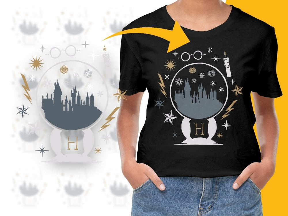 Magical Castle Inspired Christmas Fantasy PNG File - Teepew