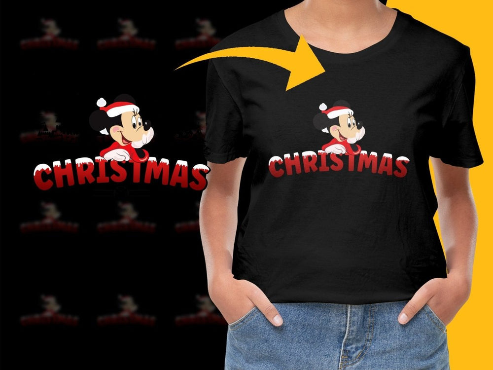 Magical Holiday Minnie Mouse Christmas Theme PNG File - Teepew