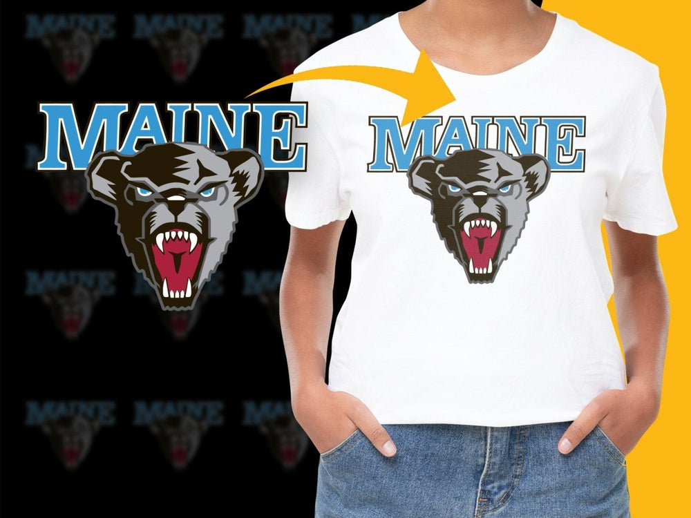 Maine Black Bears College Football PNG File - Teepew