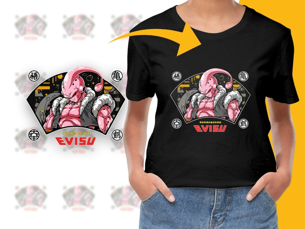 Majin Buu Street wear Brand Dragon Ball Z Men's PNG File - Teepew