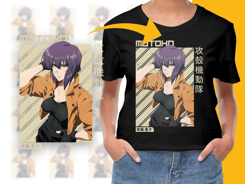 Major Motoko Anime Character PNG File - Teepew