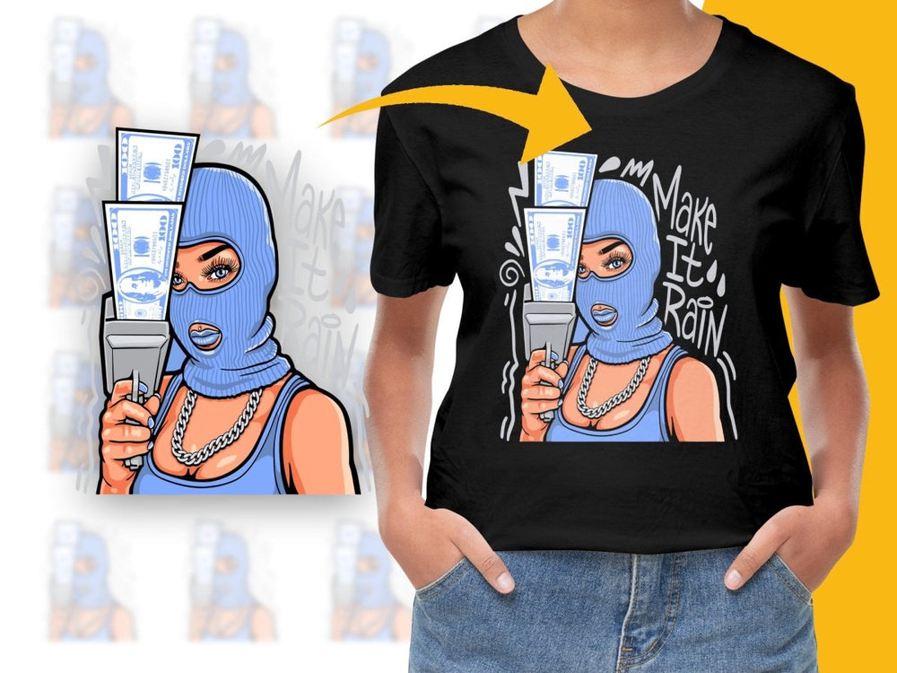 Make It Rain Design with Hood and Money PNG File - Teepew