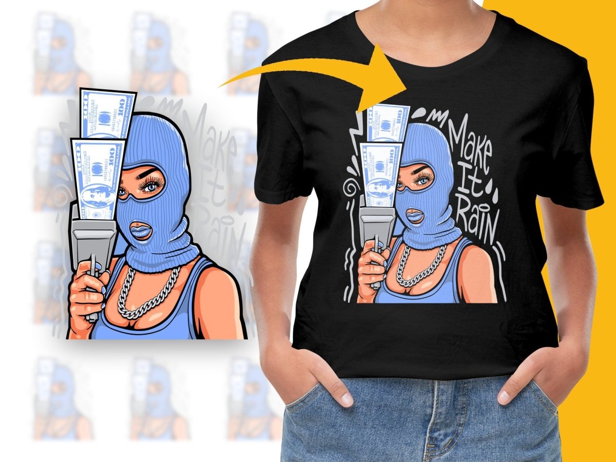 Make It Rain Design with Hood and Money PNG File - Teepew