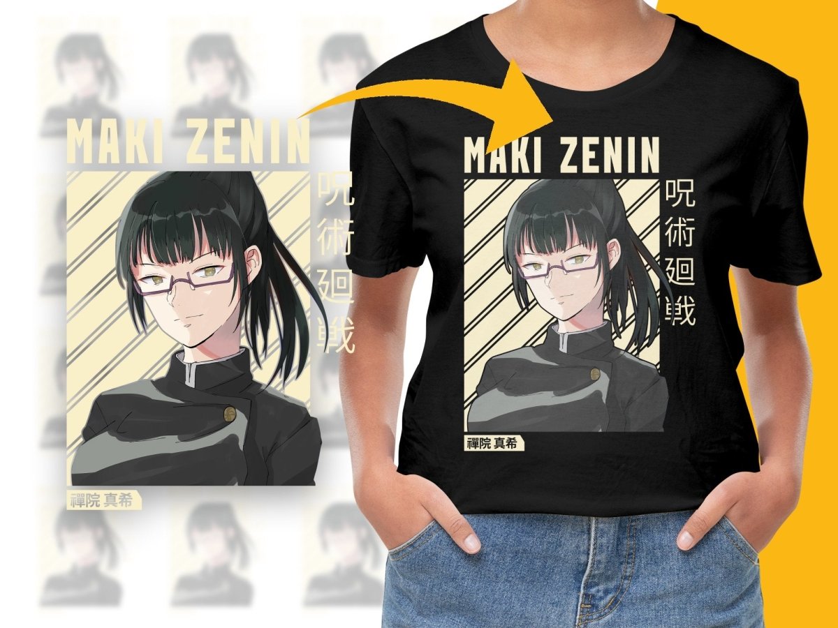 Maki Zenin Anime Character PNG File - Teepew