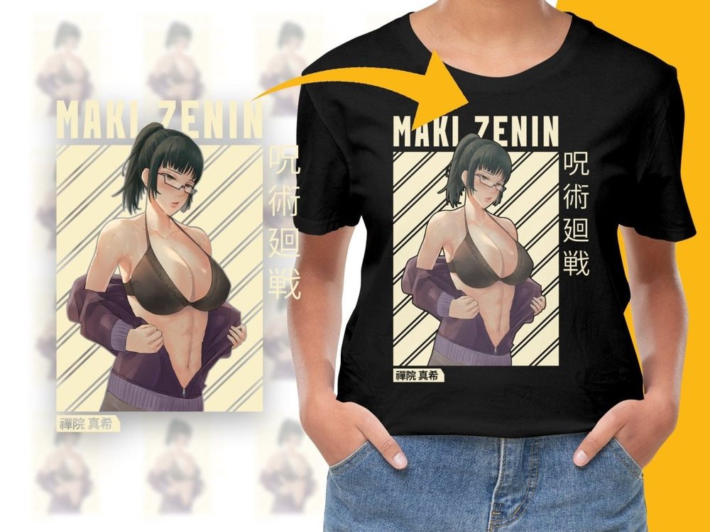 Maki Zenin PNG File Anime Character - Teepew