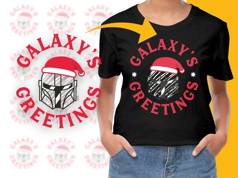 Mandalorian Galaxy's Greetings Holiday PNG File - Teepew