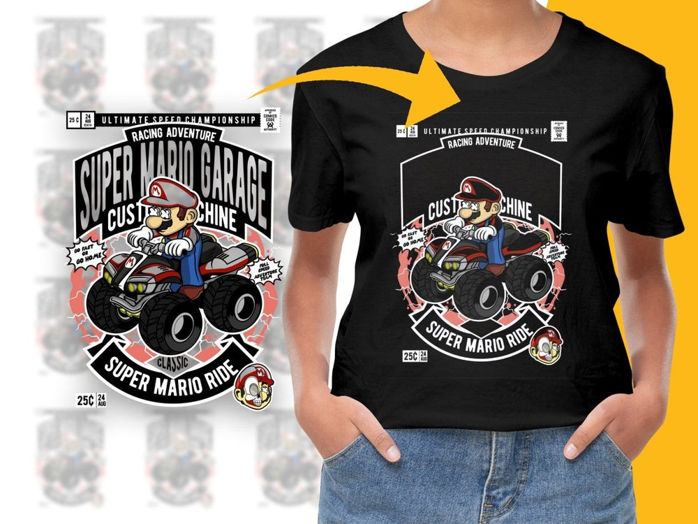 Mario Ride Popculture PNG File - Teepew