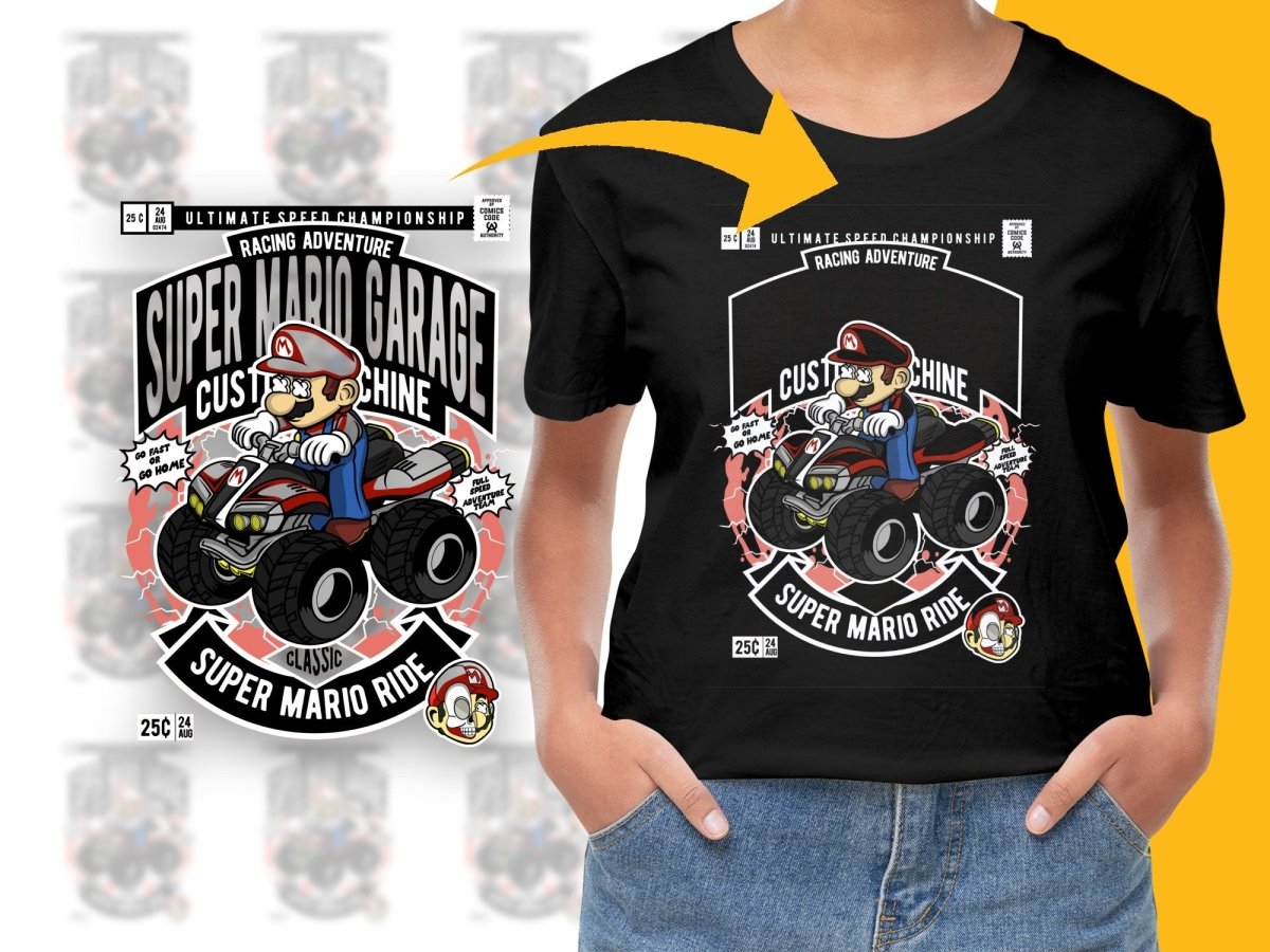 Mario Ride Popculture PNG File - Teepew