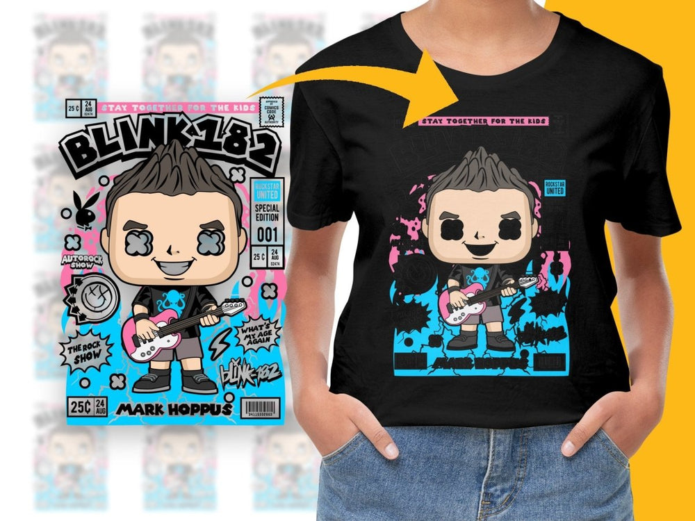 Mark Hoppus Blink 182 Popculture PNG File - Teepew