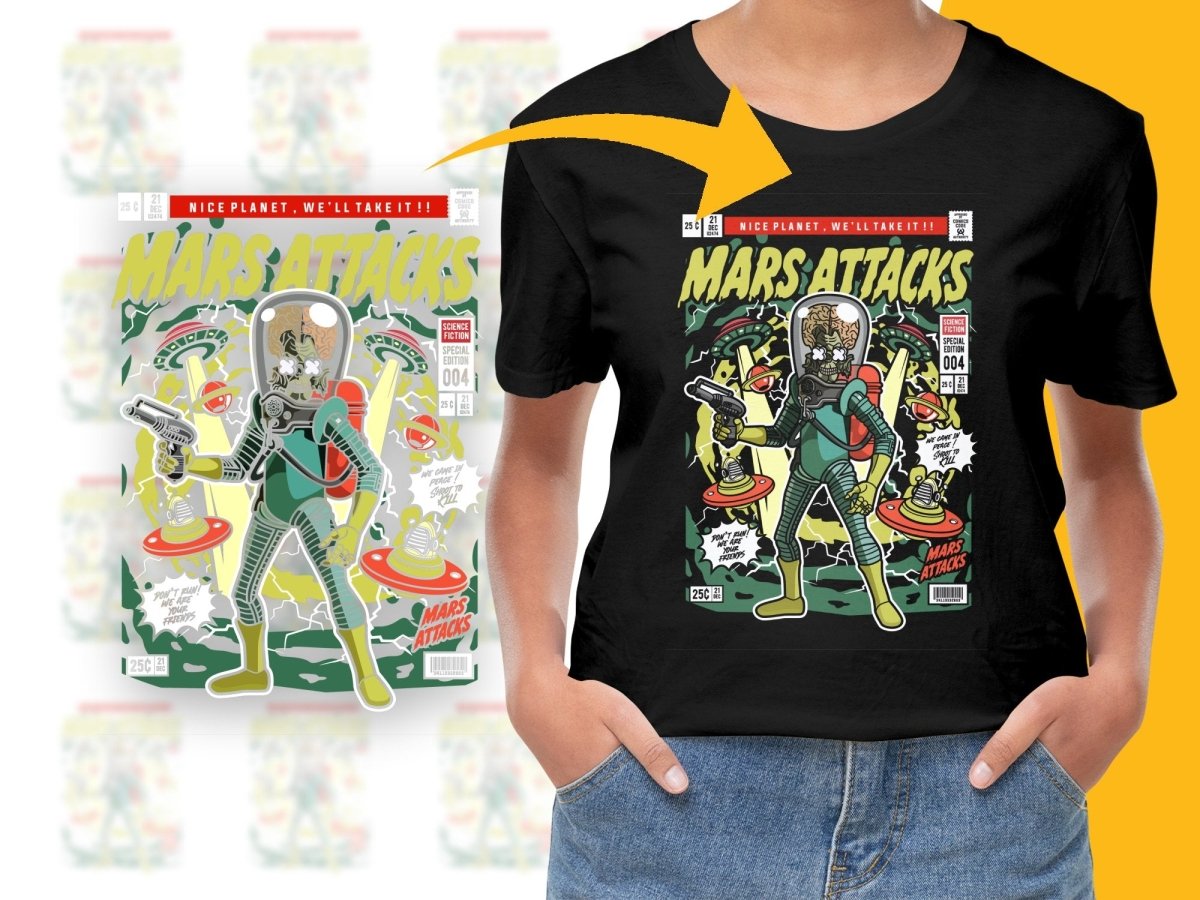 Mars Attacks Popculture PNG File - Teepew