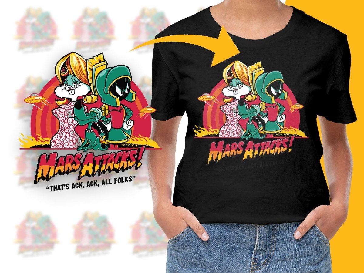 Mars Attacks Quote That's Ack Ack All Folks PNG File - Teepew