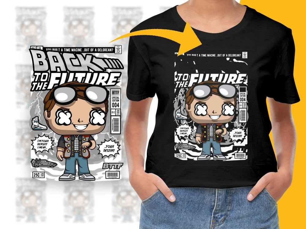 Marty BTTF Popculture PNG File - Teepew