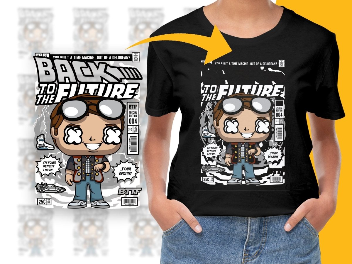 Marty BTTF Popculture PNG File - Teepew