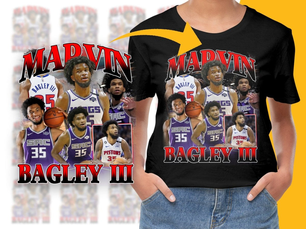 Marvin Bagley III Highlights Basketball Star Bootleg PNG File - Teepew