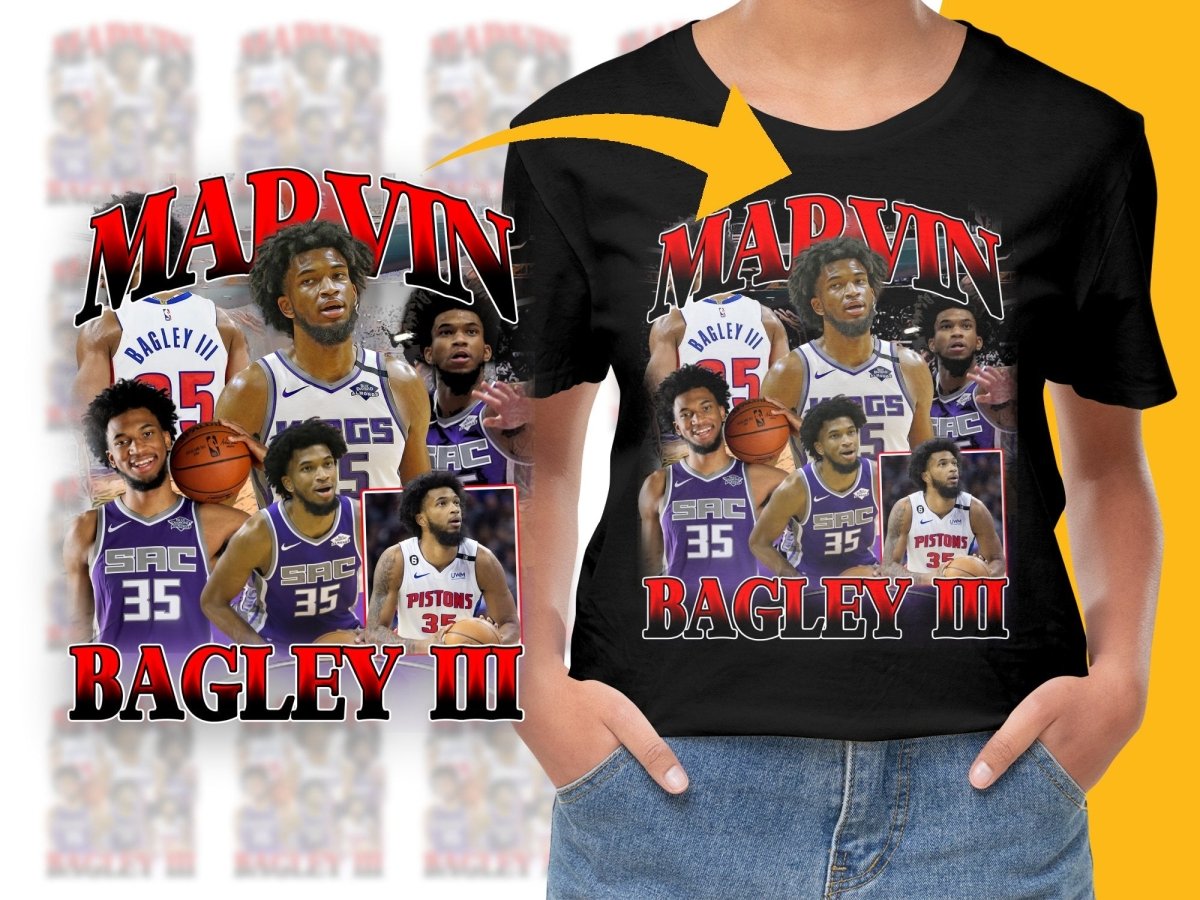 Marvin Bagley III Highlights Basketball Star Bootleg PNG File - Teepew