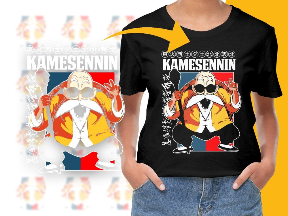 Master Roshi Design Trendy Unisex PNG File - Teepew