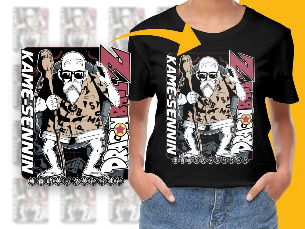 Master Roshi Dragon Ball Z Anime PNG File - Teepew