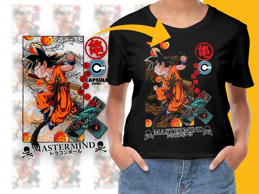 Mastermind Dragon Ball Capsule Corp Goku PNG File - Teepew
