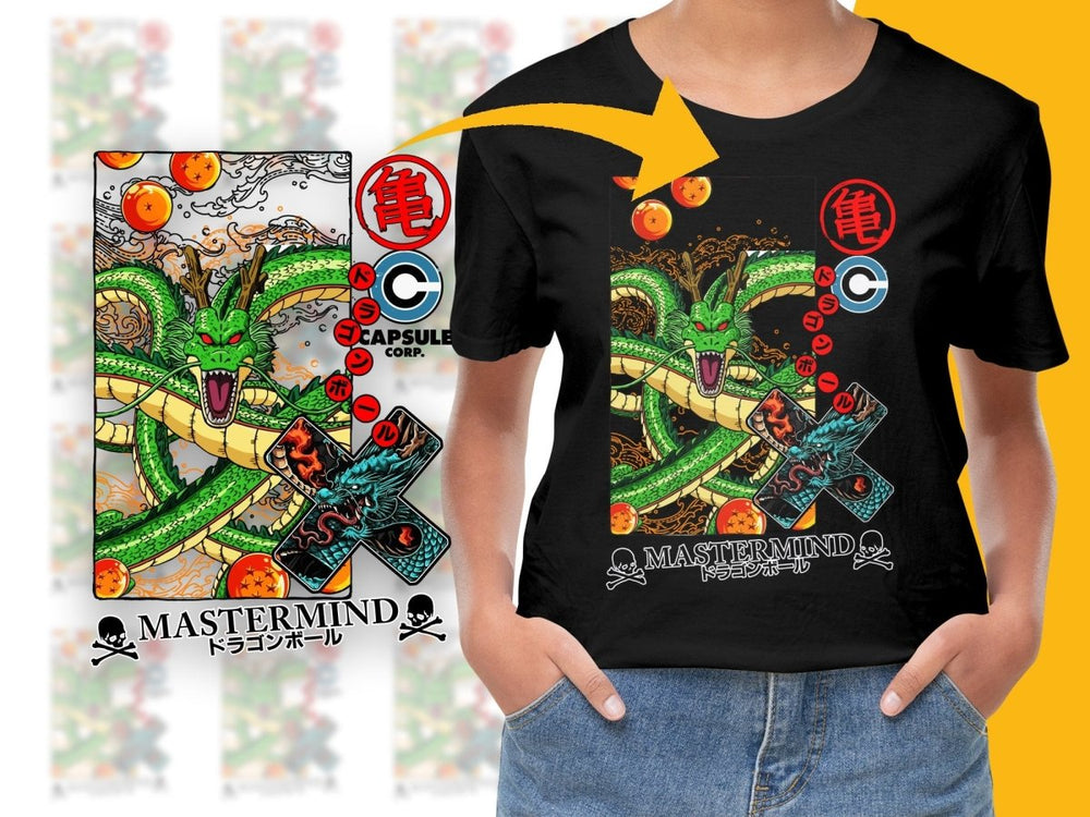 Mastermind Dragon Ball Capsule Corp Shenron PNG File - Teepew