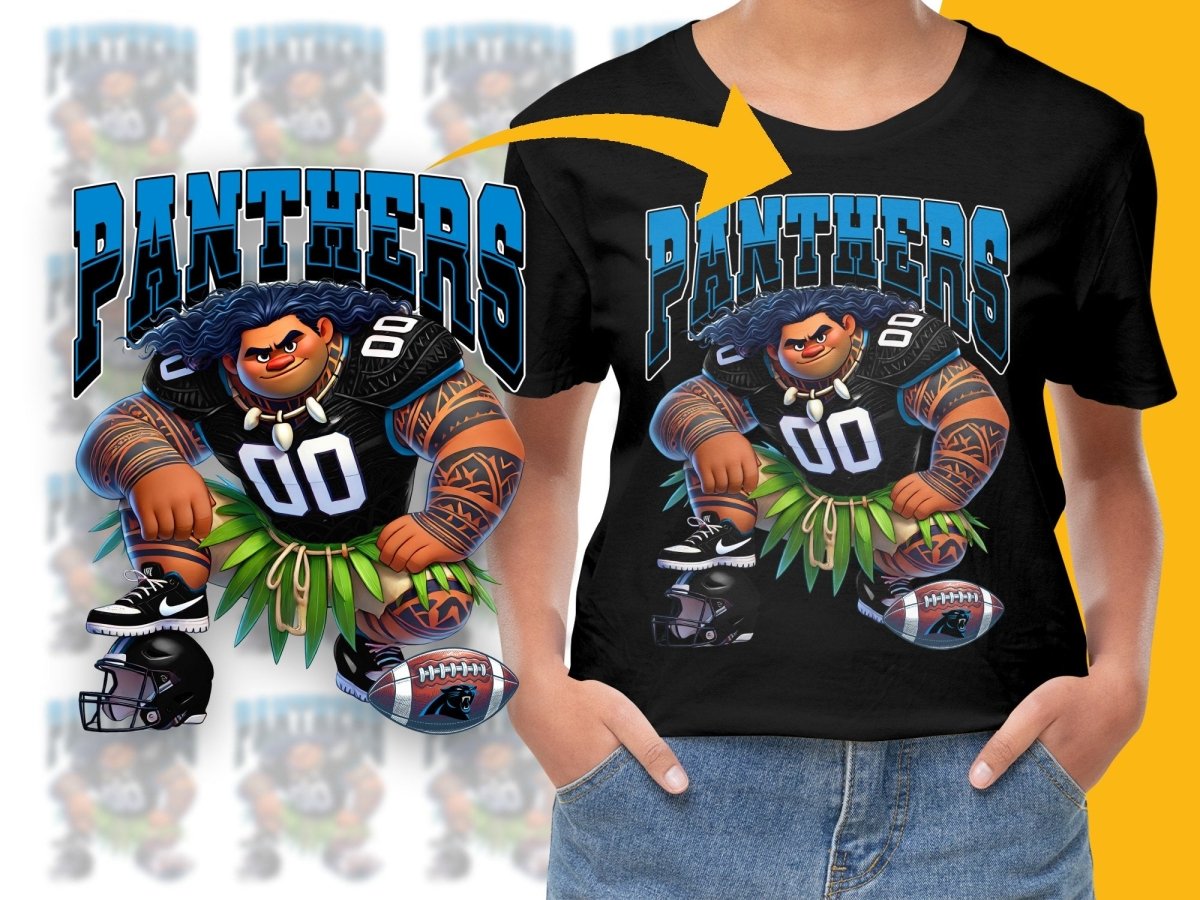Maui Moana Panthers NFL Football PNG File - Teepew
