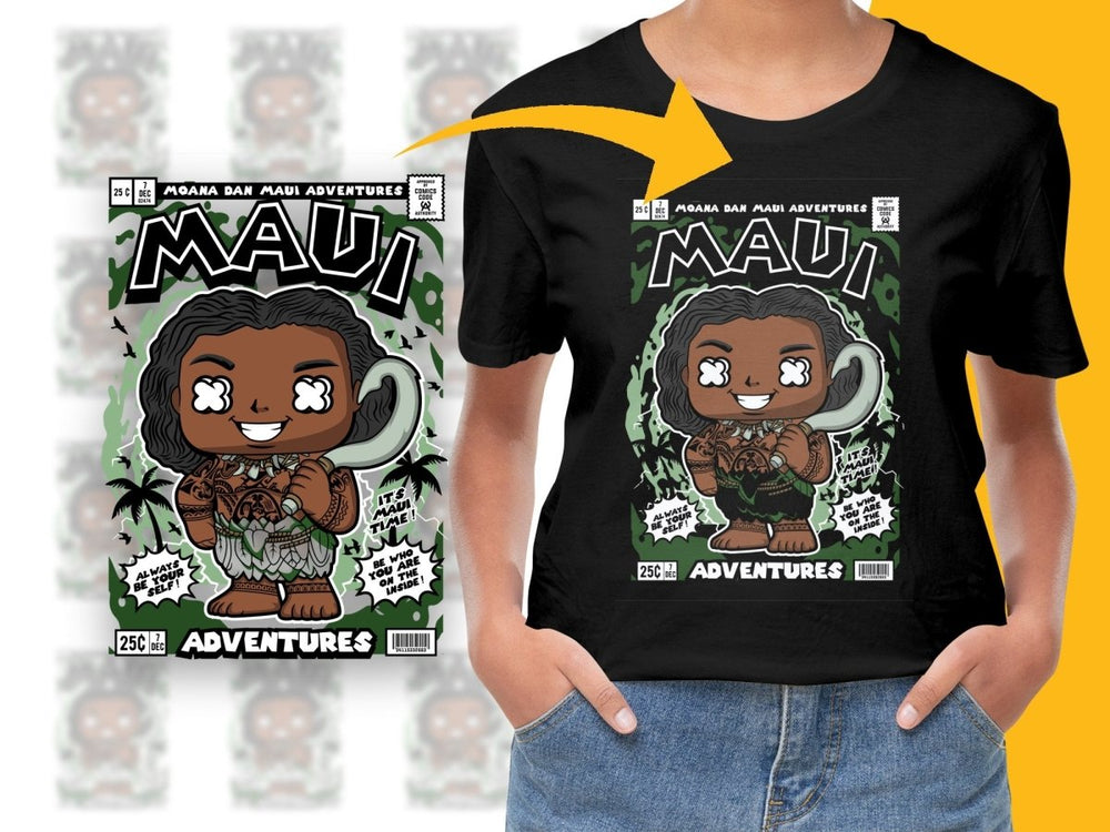 Maui Moana Popculture PNG File - Teepew