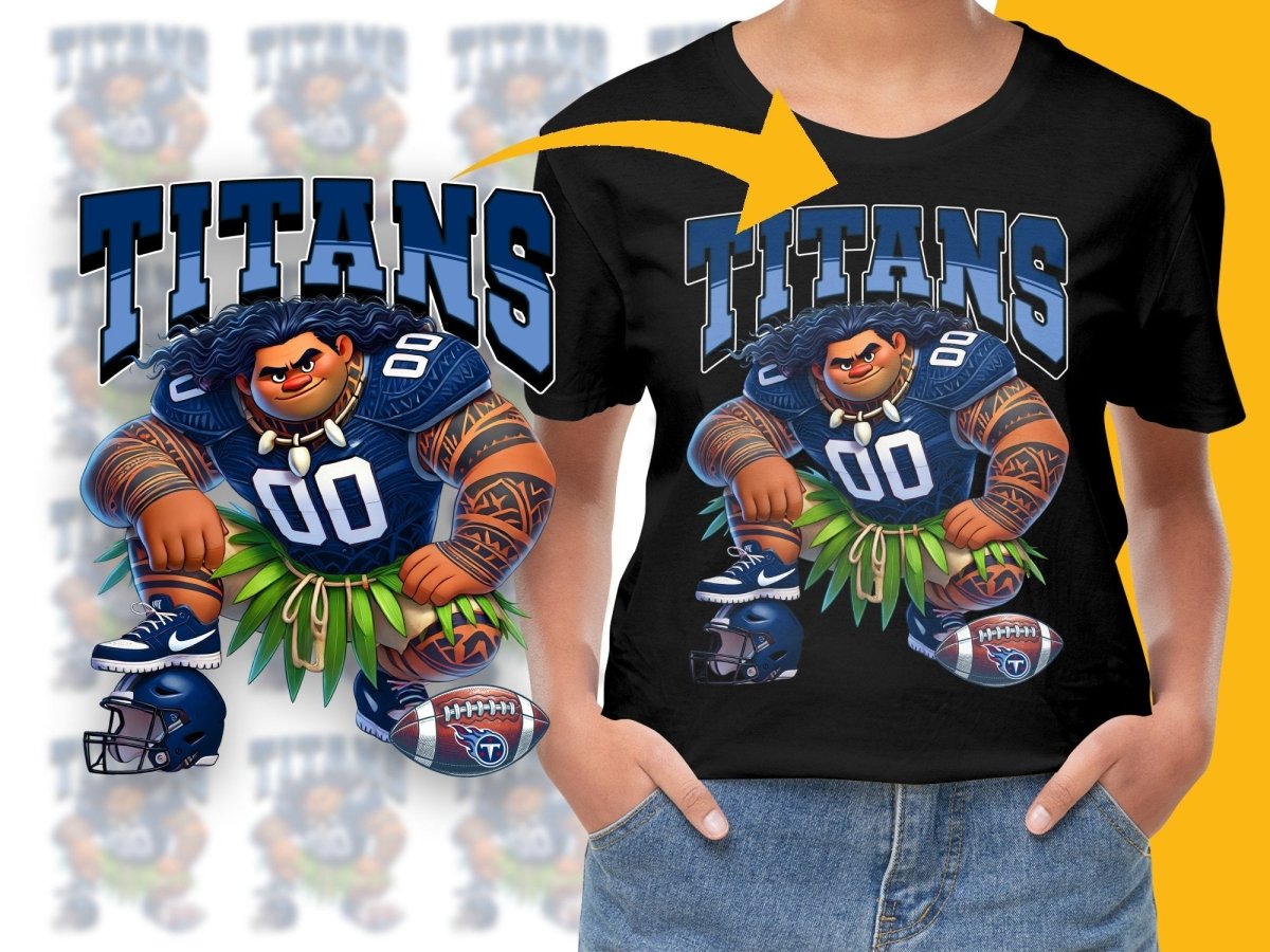 Maui Moana Titans Football Fan Graphic PNG File - Teepew
