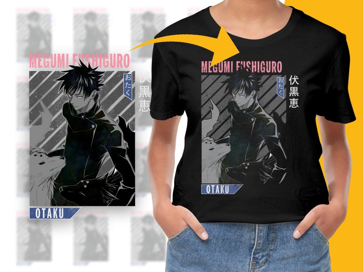 Megumi Fushiguro Anime Character PNG Digital Download - Teepew