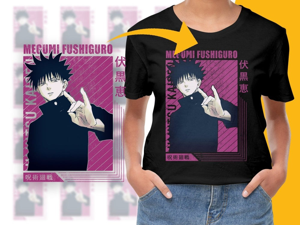Megumi Fushiguro Jujutsu Kaisen Anime Art Print Digital - Teepew