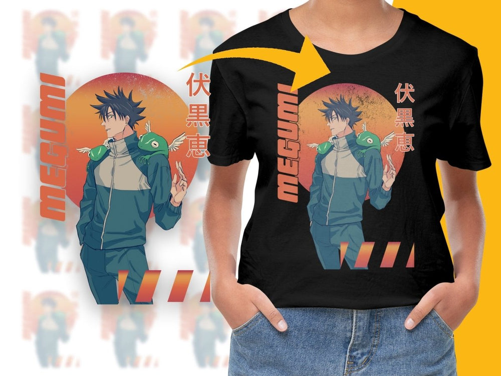 Megumi with Frogs Digital Character Art PNG Download - Teepew