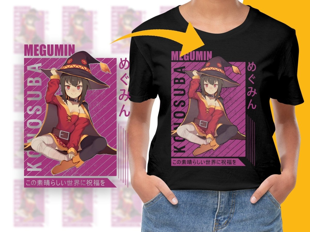 Megumin Konosuba Anime Character PNG Digital Download - Teepew