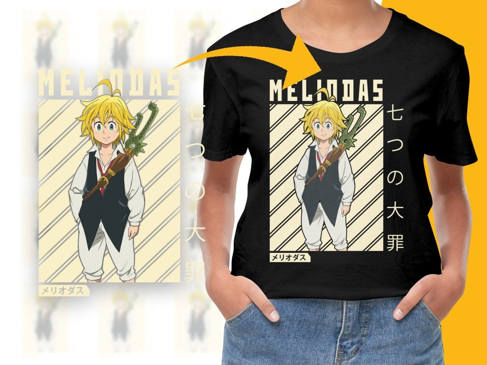 Meliodas Anime Character Art PNG Digital Download - Teepew