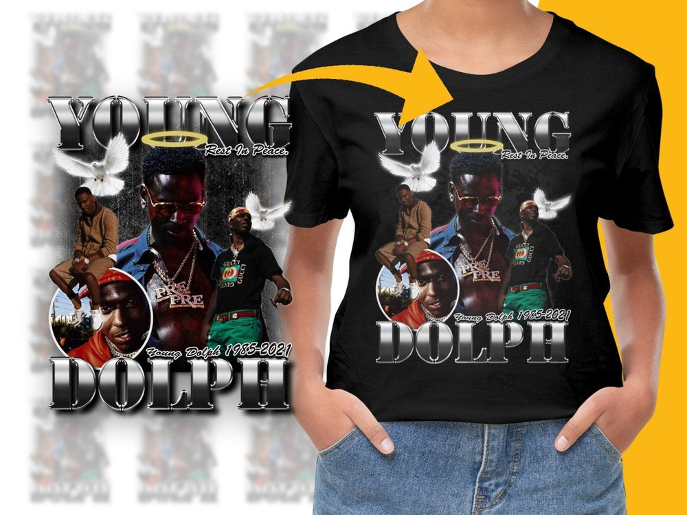 Memorial Tribute Young Dolph 1985 - 2021 PNG File - Teepew