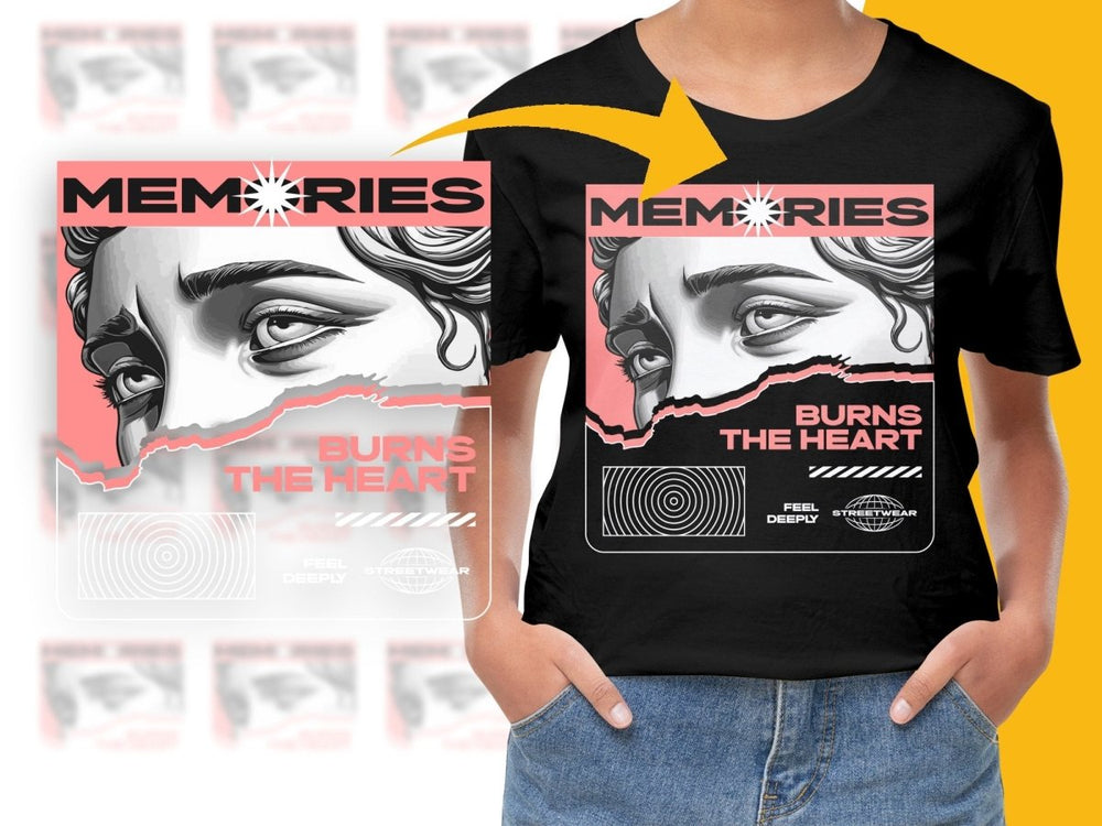 Memories Burns the Heart Feel Deeply Streetwear PNG File - Teepew